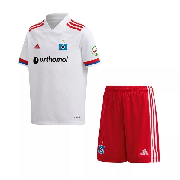 Camiseta Hamburgo S.V Primera Equipación Niños 2020-2021 Blanco
